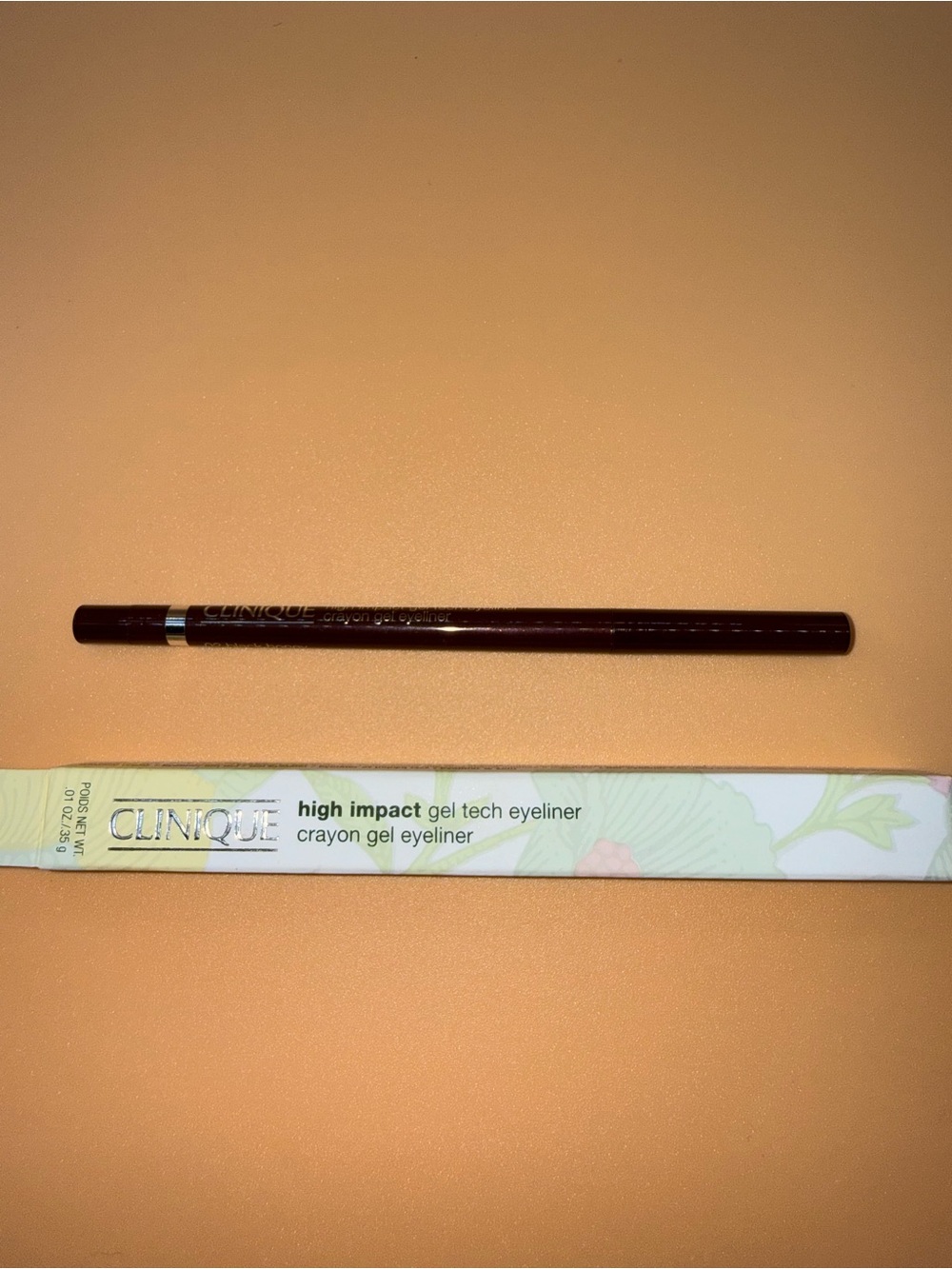 Clinique High Impact Gel Tech Eyeliner - Deep Brown Shade 02 Black Honey